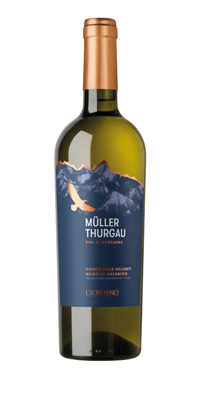 Müller Thurgau Vigneti Delle Dolomiti Igt - Der Müller Thurgau Hat In Den Dolomiten Ideale Anbaubedingungen Gefunden. In Dieser Flasche Zeigt Er Sich Von Seiner Gelungensten Seite Und Begeistert Mit All Seiner Knackigen Vitalität. Zartes Gelb Mit Grünlich