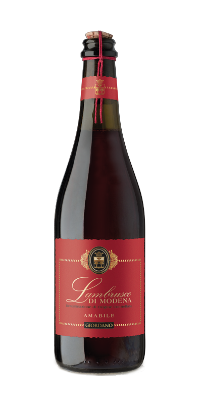 Lambrusco Di Modena Doc - Dieser Wein Entsteht Aus Den Kostbaren Trauben Der Bodenstädigen Rebsorte Lambrusco, Die Seit Uralten Zeiten In Der Ebene Von Modena Angebaut Wird. - 8% Vol, 0.75l
